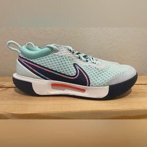 Nike Men's Zoom Court Pro Tennis Shoe Size 12.5 Style (DH0618-400) Blue/white